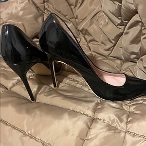 Elegant Black Patent Leather Heels